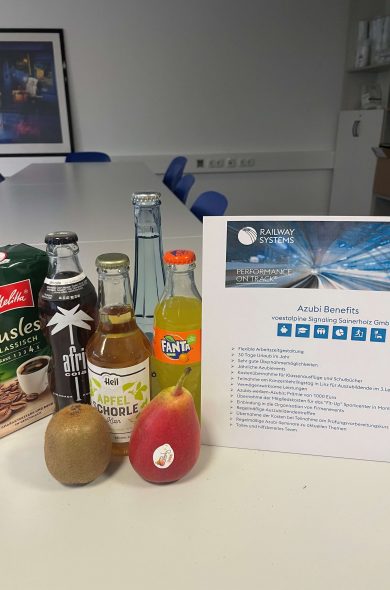 Getränke, Obst und Kaffee